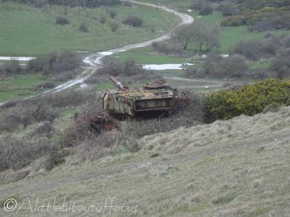 18 Old Army tank on the Ranges
